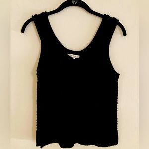 Madewell open weave sweater tank NWOT